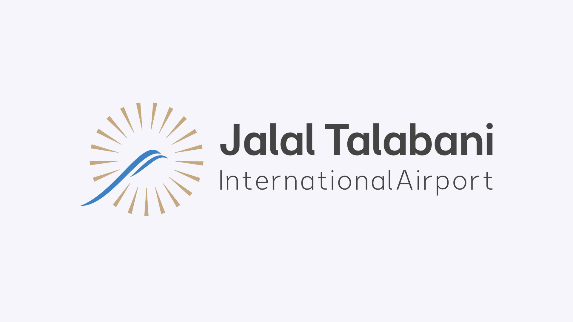 The logo of Jalal Talabani International Airport


