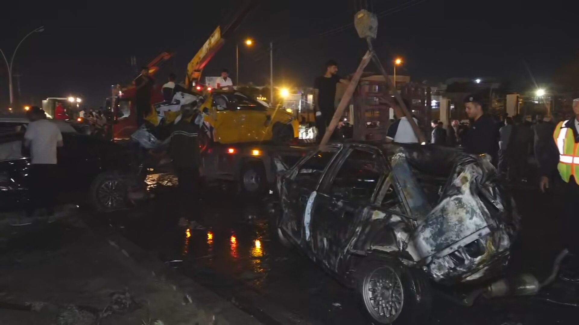 A truck lost control on a busy road in Kirkuk, resulting in 12 deaths and approximately 23 injuries. The incident occurred on 26 April 2026.