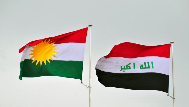 Iraq and Kurdistan Flag