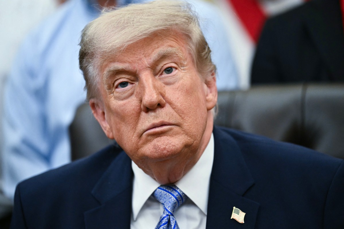 US President Donald Trump speaks during an announcement with Environmental Protection Agency (EPA) Administrator Lee Zeldin in the Oval Office of the White House in Washington, DC on May 21, 2026. (Photo by Kent NISHIMURA / AFP)