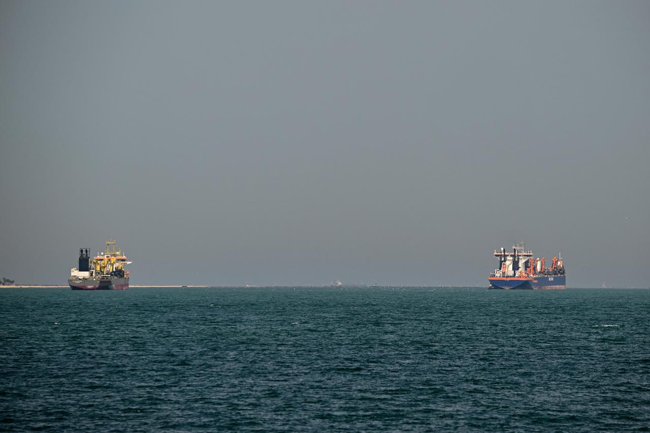 Commercial Vessels Offshore in Dubai. Photo: AFP