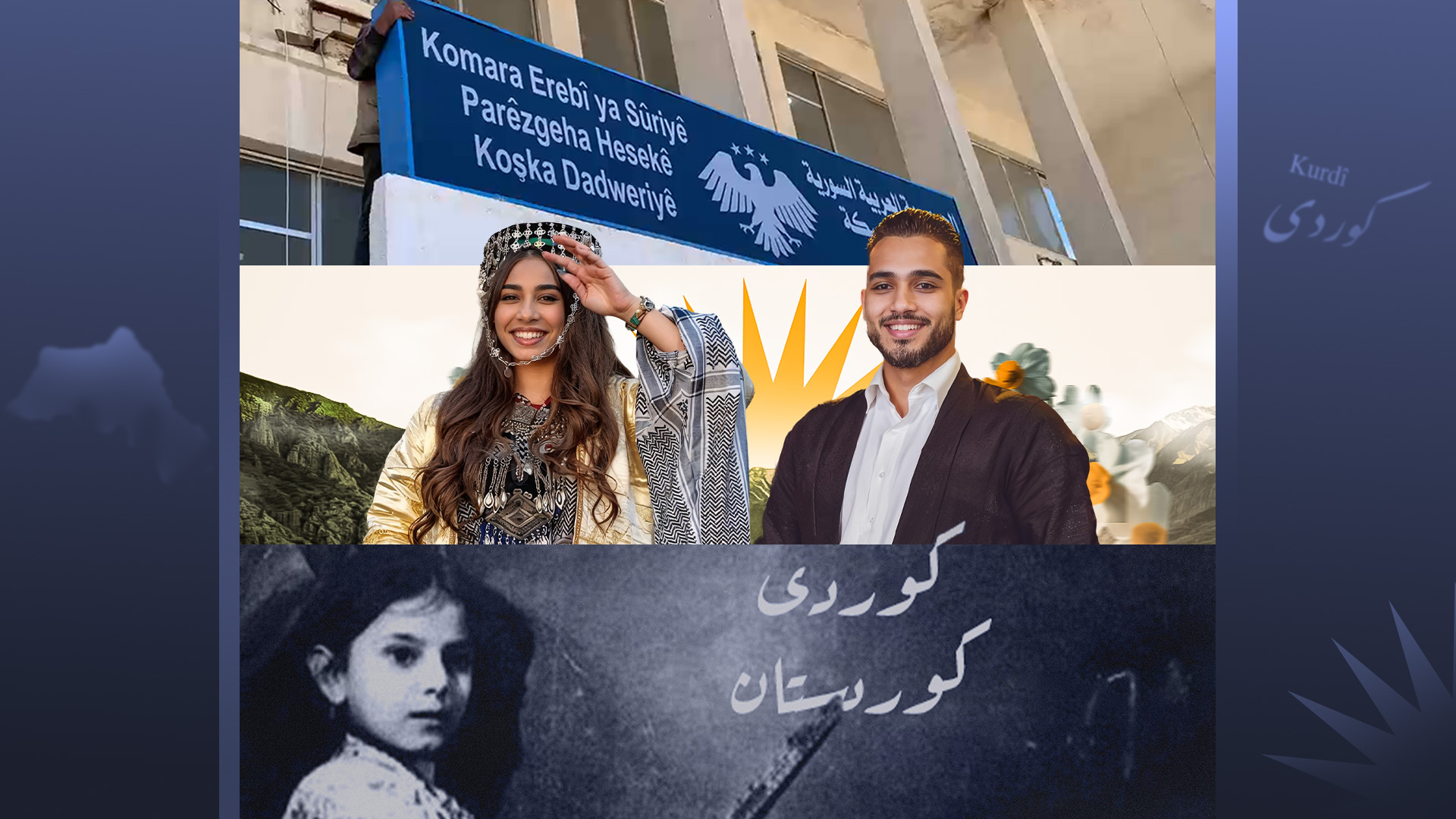 Kurdish is a Northwestern Iranian language spoken in a contiguous area across Turkey, Iran, Iraq, and Syria, as well as in diaspora communities in various countries, including Armenia and Europe.