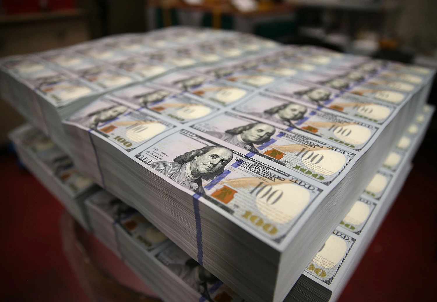 A dollar cash vault