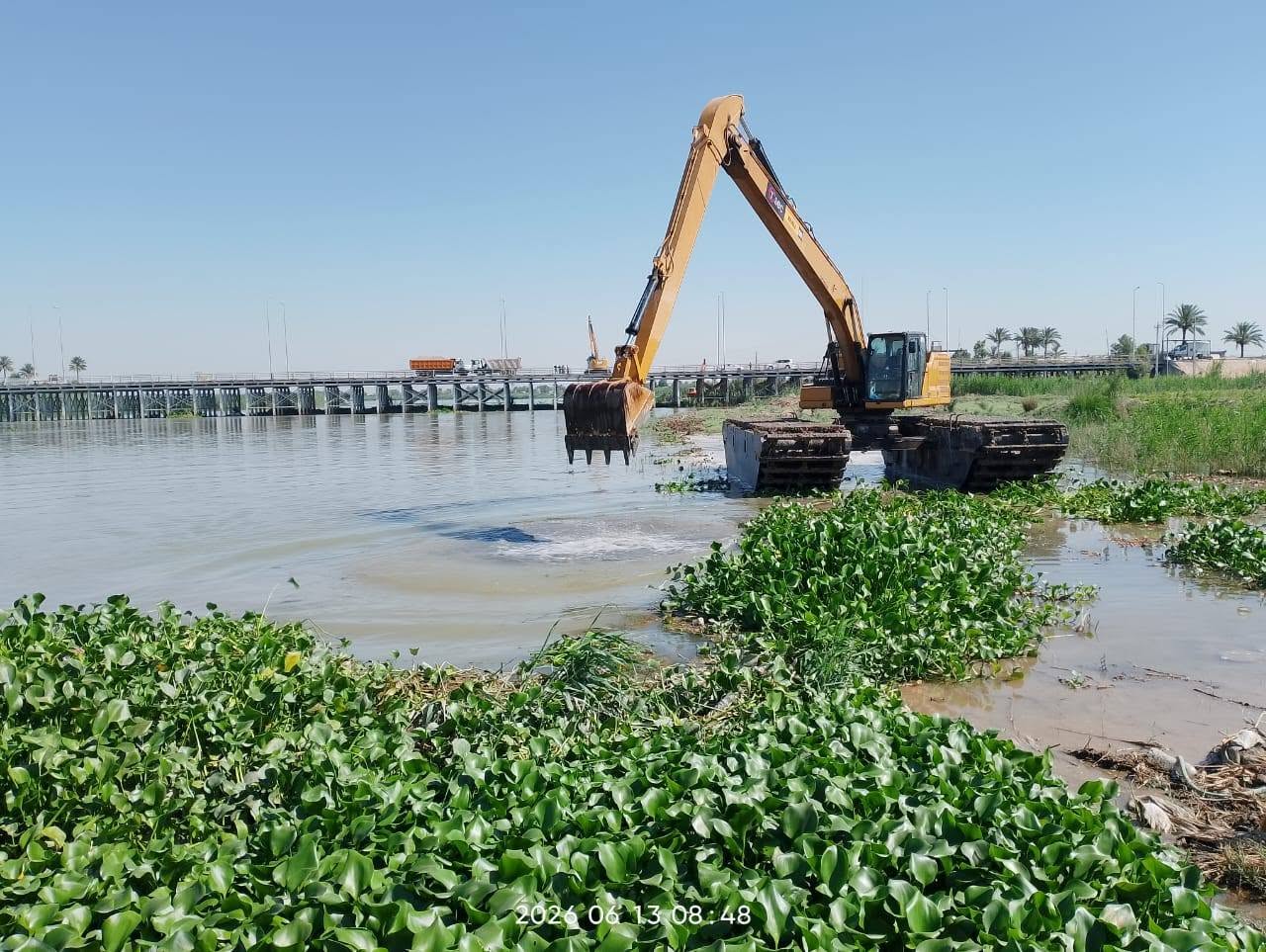 Iraq Launches Measures to Protect the Tigris River and Combat Drought Through Water Hyacinth Eradication
