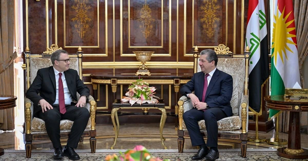 Kurdistan Region Prime Minister Masrour Barzani meets with Turkey’s Ambassador to Iraq, Anil Bora Inan, on June 4, 2026. Photo: KRG
