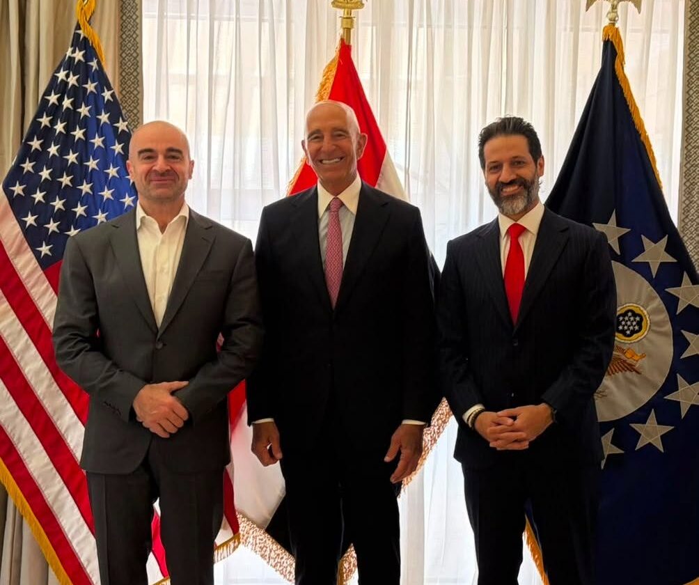 Bafel Jalal Talabani, President of the Patriotic Union of Kurdistan (PUK), met with Tom Barrack, the U.S. Special Presidential Envoy for Iraq and Syria, on Monday, June 15, 2026, in Baghdad
