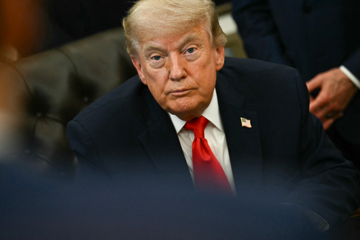 US President Donald Trump speaks before signing a proclamation in the Oval Office of the White House in Washington, DC, on June 11, 2026. (Photo by Kent NISHIMURA / AFP)
