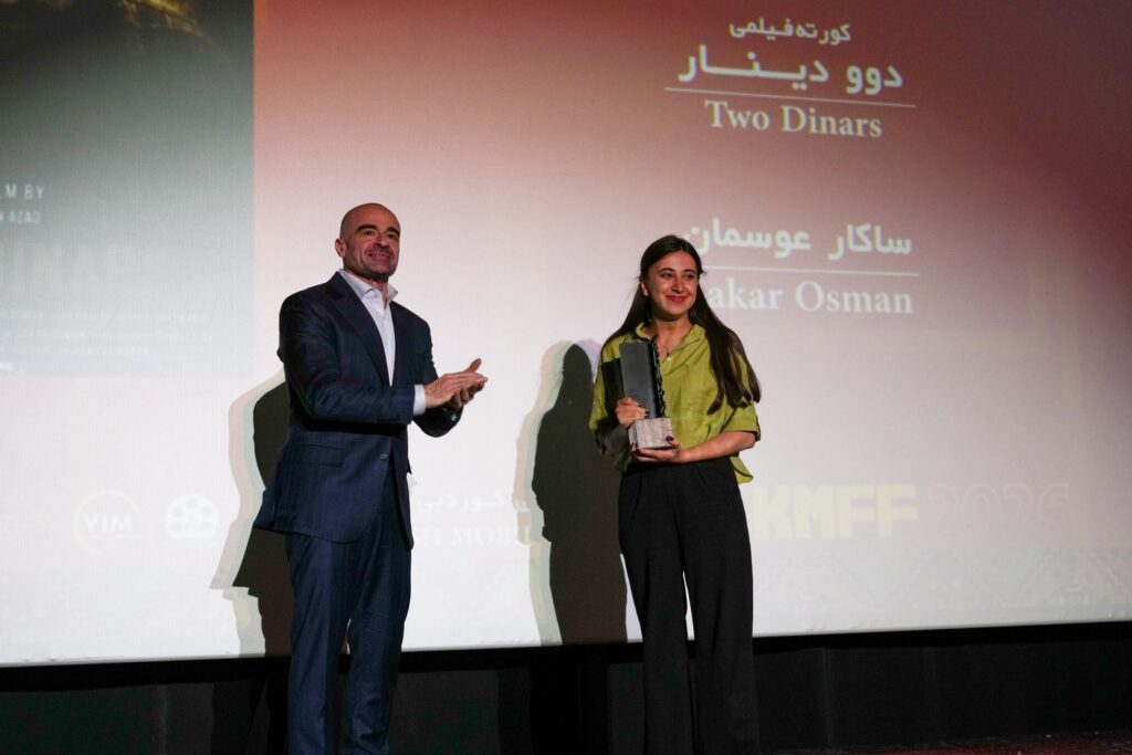 Bafel Jalal Talabani, PUK President, participated in the Kurdish Mobile Film Festival in Sulaymaniyah