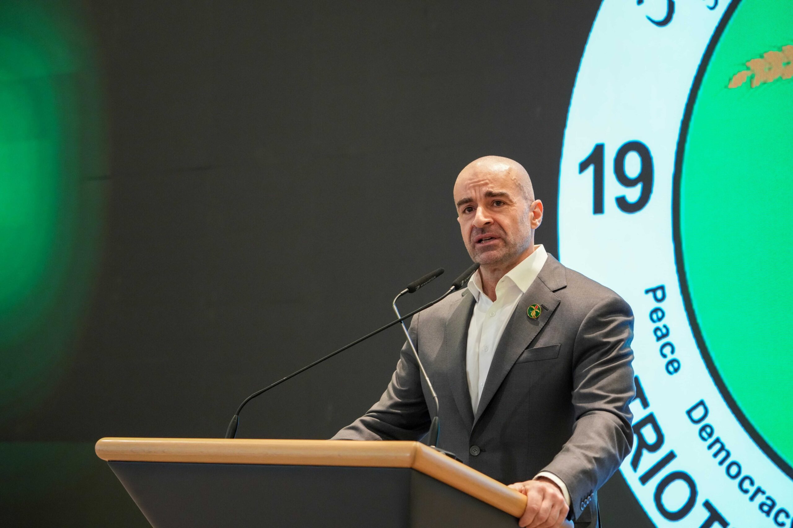 Bafel Jalal Talabani, President of the Patriotic Union of Kurdistan (PUK), delivers the speech marking the 51st anniversary of the founding of the party on June 1, 2026

