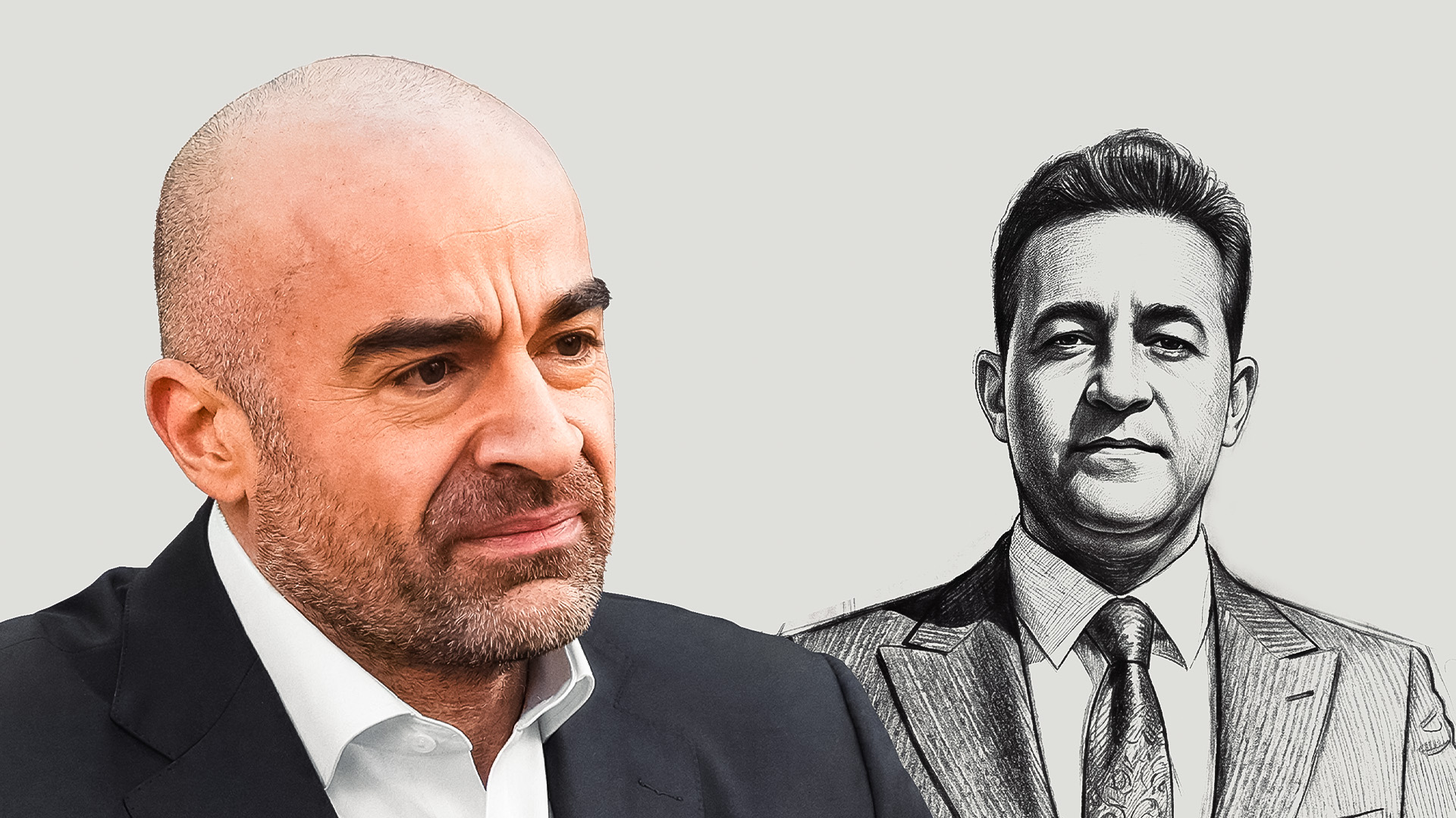 PUK President Bafel Jalal Talabani (left) issued an official statement of condolence on Monday following the tragic passing of Rudaw Media Network journalist Halkawt Aziz (right, illustrated). (Graphic: Channel8)