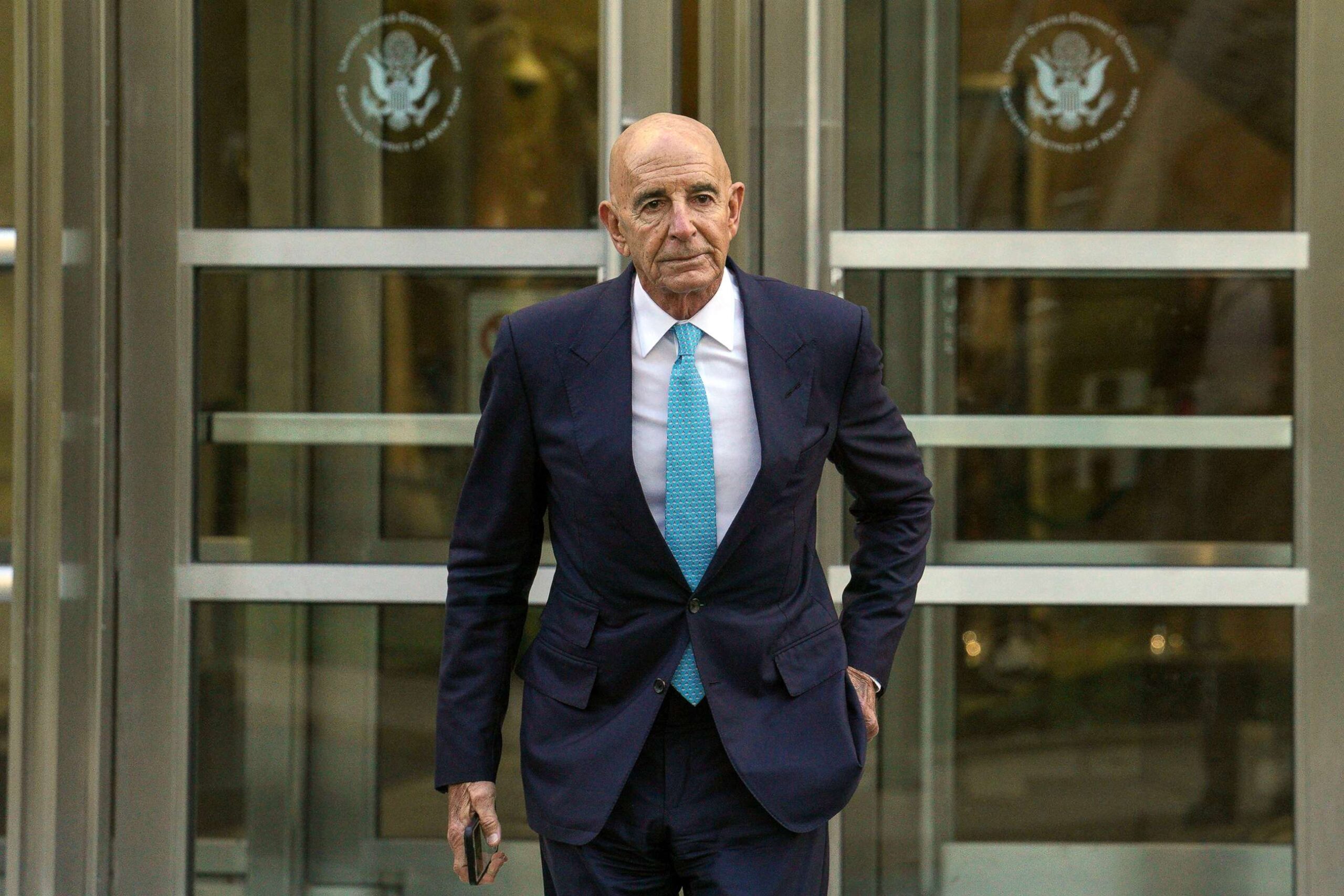 Tom Barrack, the U.S. Special Presidential Envoy for Syria and Iraq. Photo: Bebeto Matthews/AP 


