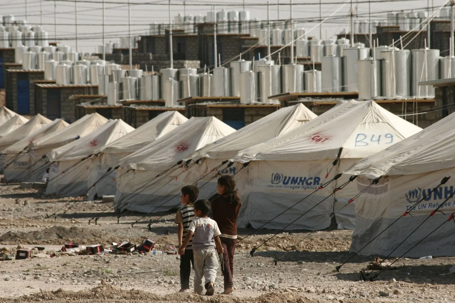 A Syrian refugee camp in the Kurdistan Region. Photo: UNHCR