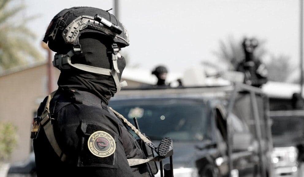 A member of the Iraqi National Security Service. Photo: INSS 
