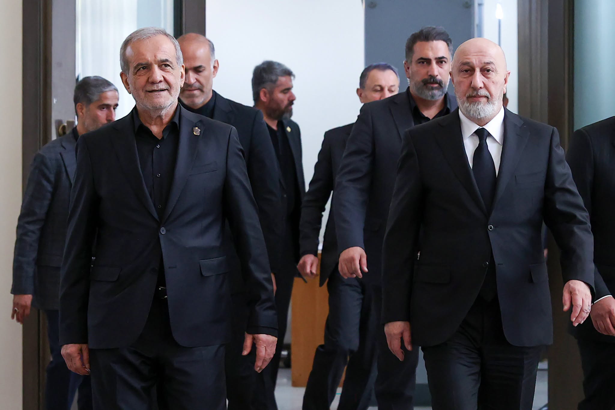 Iraqi President Nizar Amedi meets with Iranian President Masoud Pezeshkian in Tehran on July 3, 2026. Photo: Iraqi Presidency
