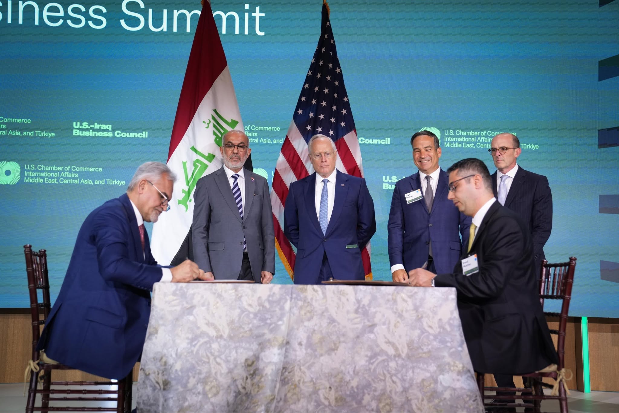 An Iraqi delegation, in the presence of Basim Mohammed Khudair Al-Abadi, officially activated a development contract with U.S.-based HKN Energy on July 18, 2026. Photo: Iraqi Ministry of Oil 
