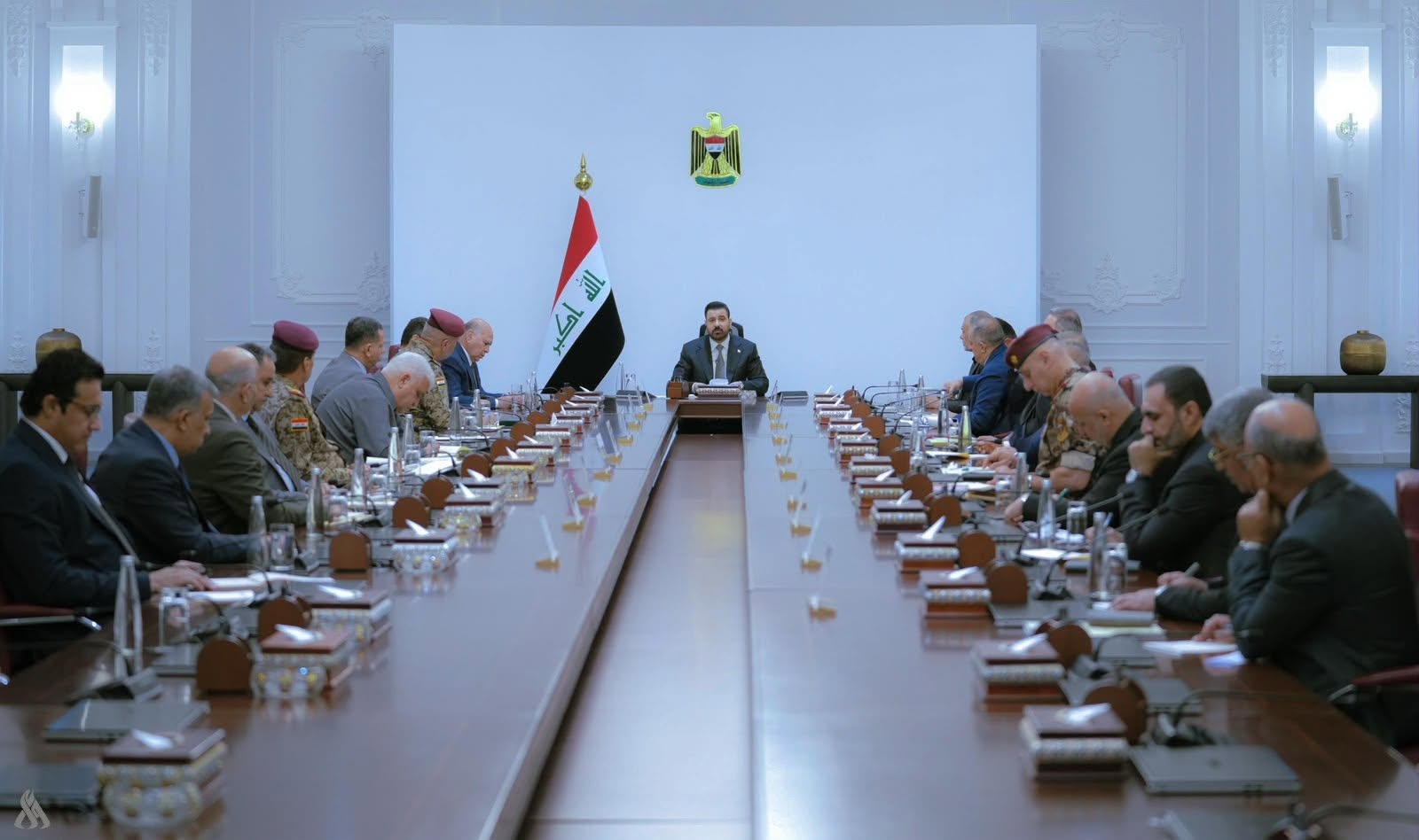 National Security Council meeting chaired by Ali Faleh al-Zaidi, Iraqi Prime Minister