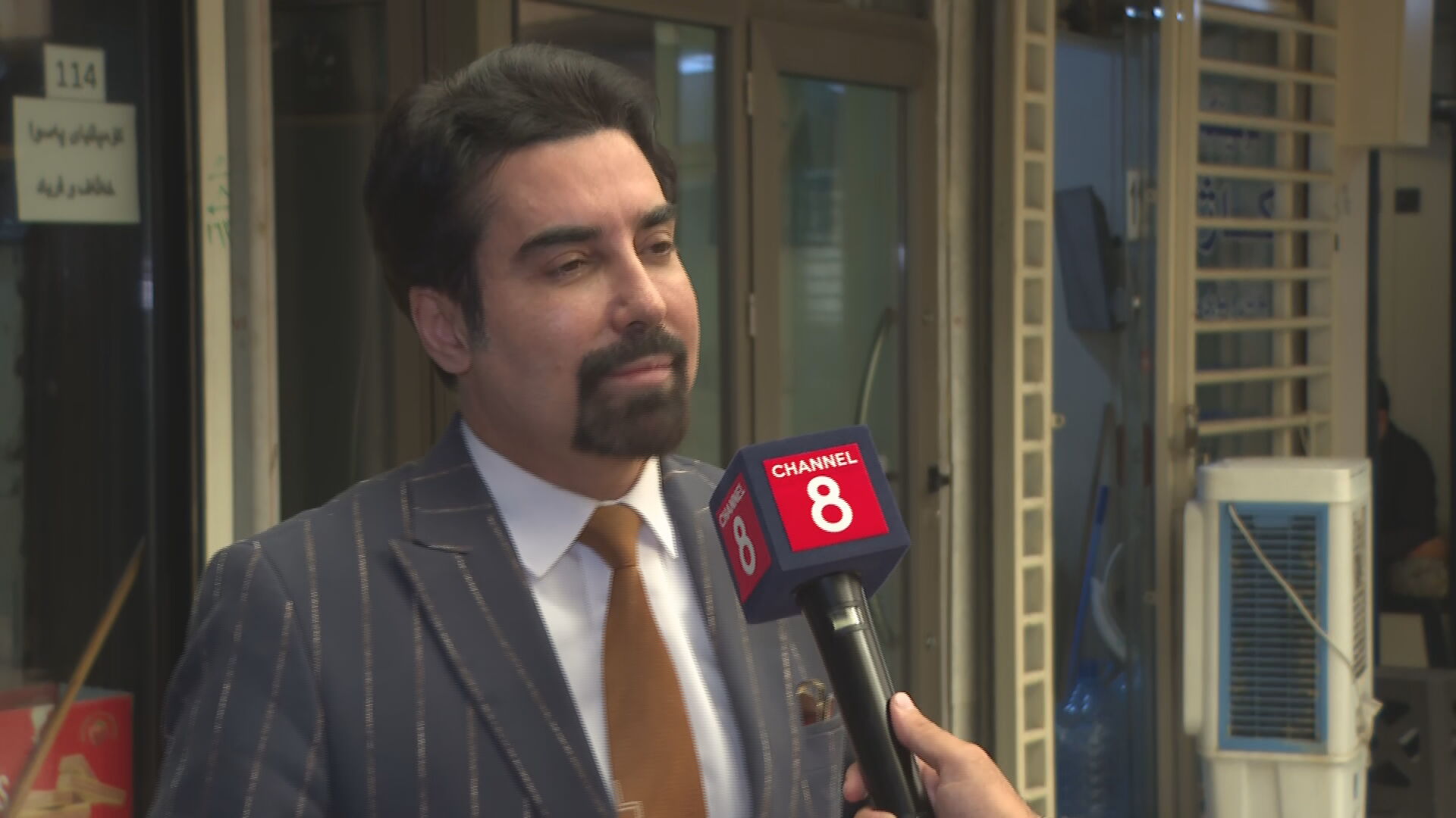 Sulaymaniyah Currency Market spokesperson Jabar Goran. Photo: Channel8


