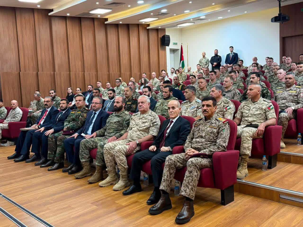 A high-level KRG Ministry of Peshmerga delegation attends the handover ceremony for the U.S.-led international coalition in Jordan on August 11, 2026. Photo: Ministry of Peshmerga.


