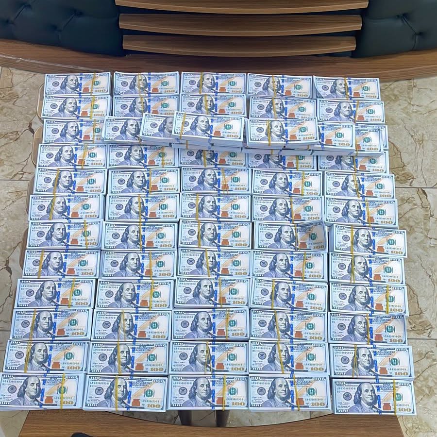Counterfeit US currency seized by Iraqi security forces in Baghdad following a targeted intelligence operation that dismantled a major forgery network and led to the arrest of two suspects.