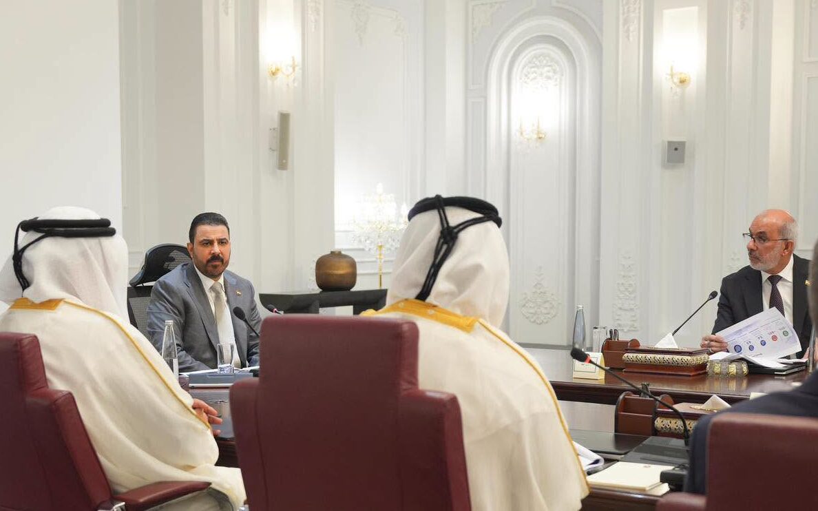 The Iraqi Prime Minister chairs a joint meeting on August 29, 2026, attended by the Minister of Oil, senior ministry officials, the Prime Minister’s Chief of Staff, and representatives from the international consortium. Photo: Iraqi PM Media Office 

