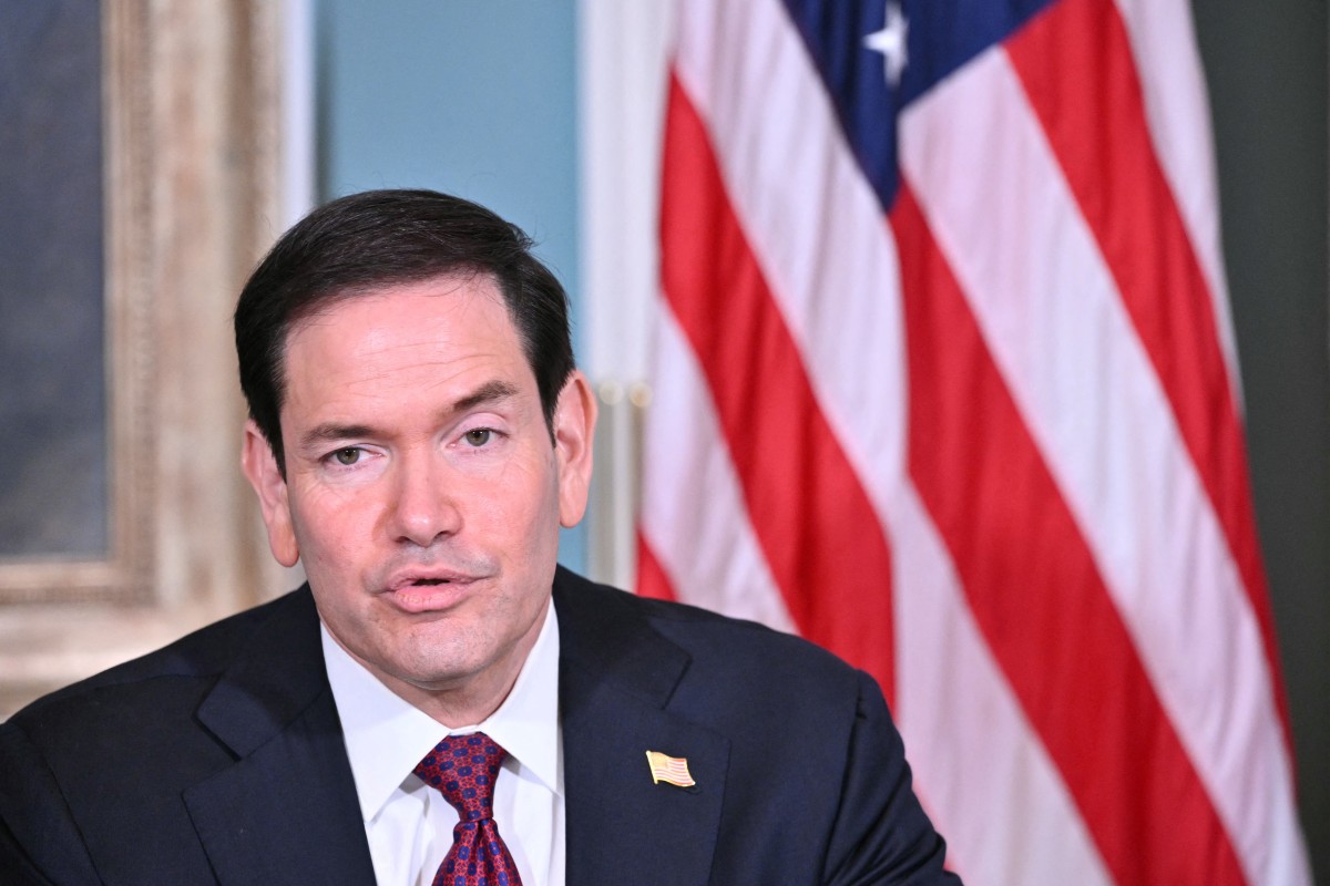US Secretary of State Marco Rubio speaks before signing a memorandum of understanding on Strategic Civil Nuclear Cooperation with Paraguays Foreign Minister Ruben Ramírez in the Treaty Room of the State Department in Washington, DC on August 4, 2026. (Photo by Mandel NGAN / AFP)  