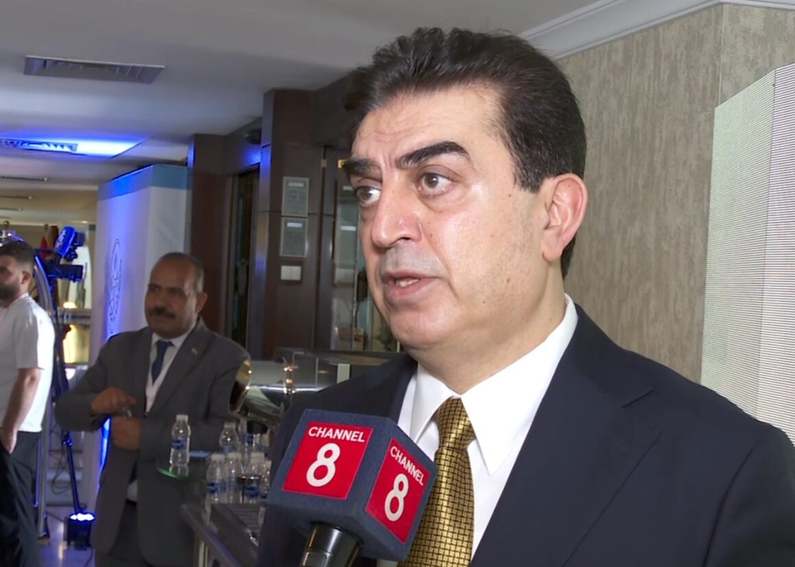 Farhad Atrushi, the Second Deputy Speaker of the Iraqi Parliament and a lawmaker from the Kurdistan Democratic Party (KDP). Photo: Channel8


