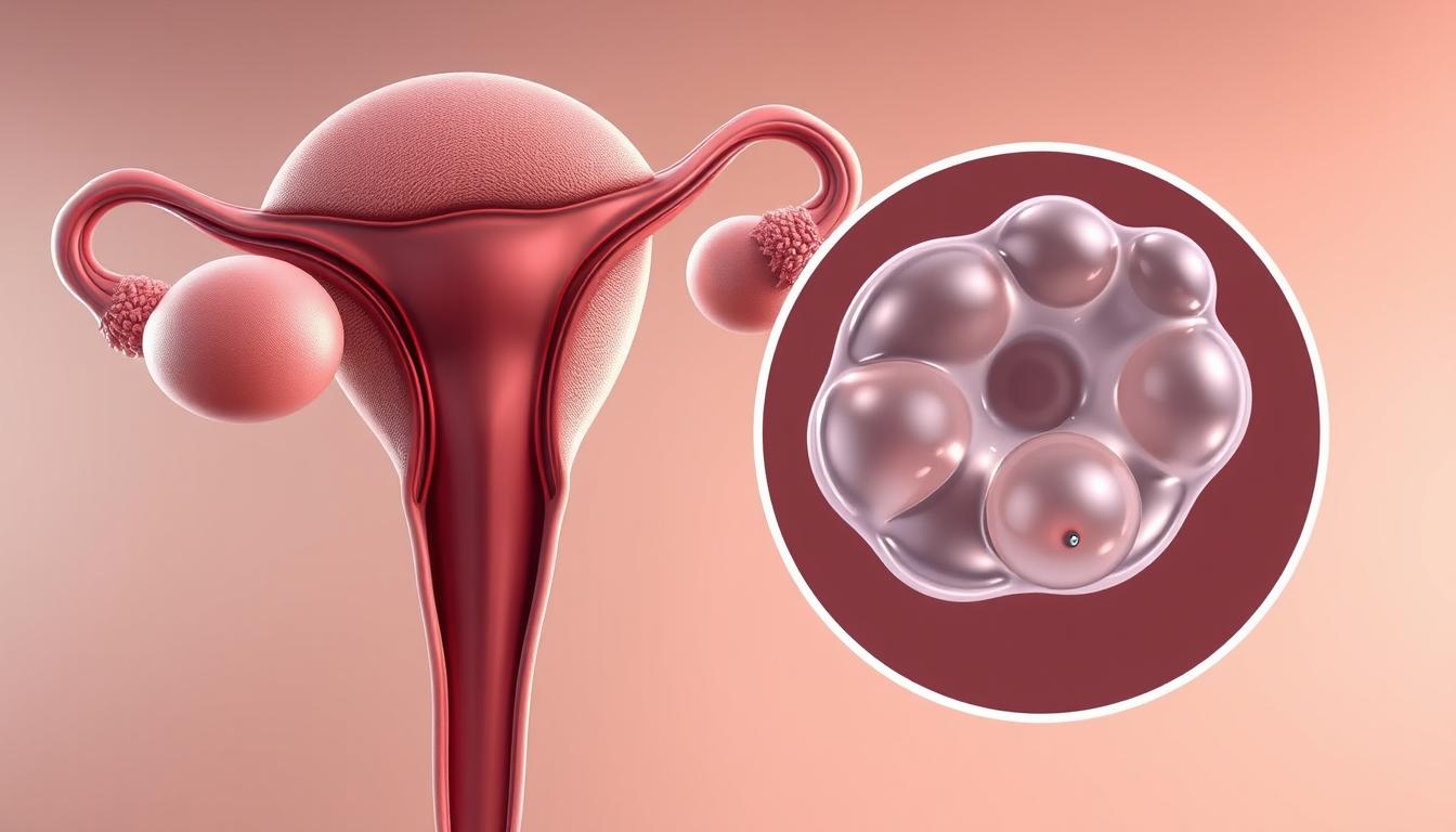 Graphic of ovaries