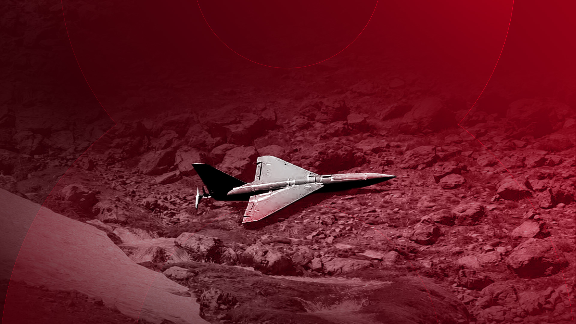 Graphic of a downed drone found in a field in Soran Independent Administration, Erbil, Kurdistan Region