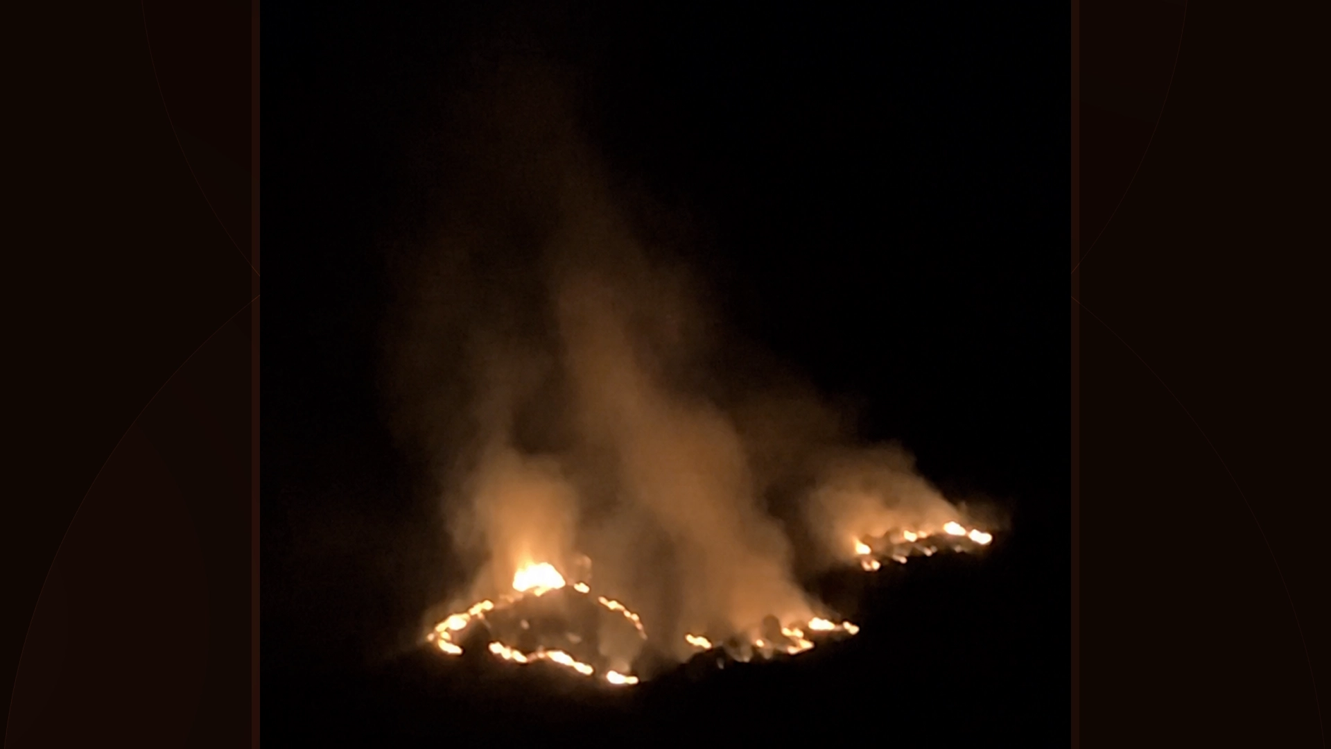 A missile crashed on Barbas Mountain in the Soran Administration, triggering a wildfire