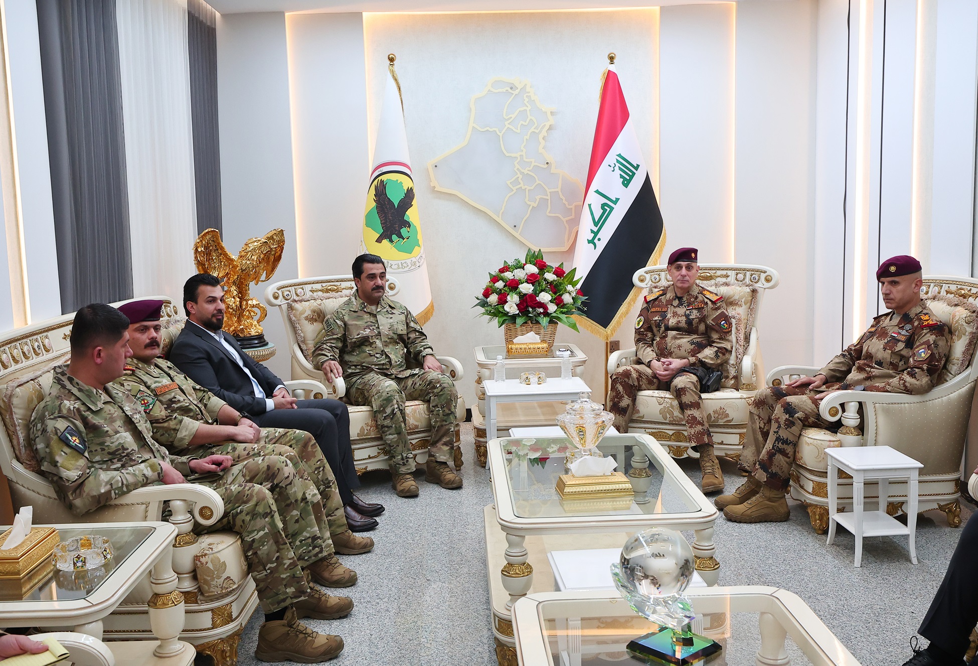 The discussions focused on expanding joint security, intelligence, and field-level operational cooperation.