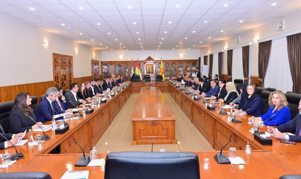 A Kurdistan Region negotiating delegation met with the Kurdistan Democratic Party (KDP) parliamentary bloc on September 12, 2026
