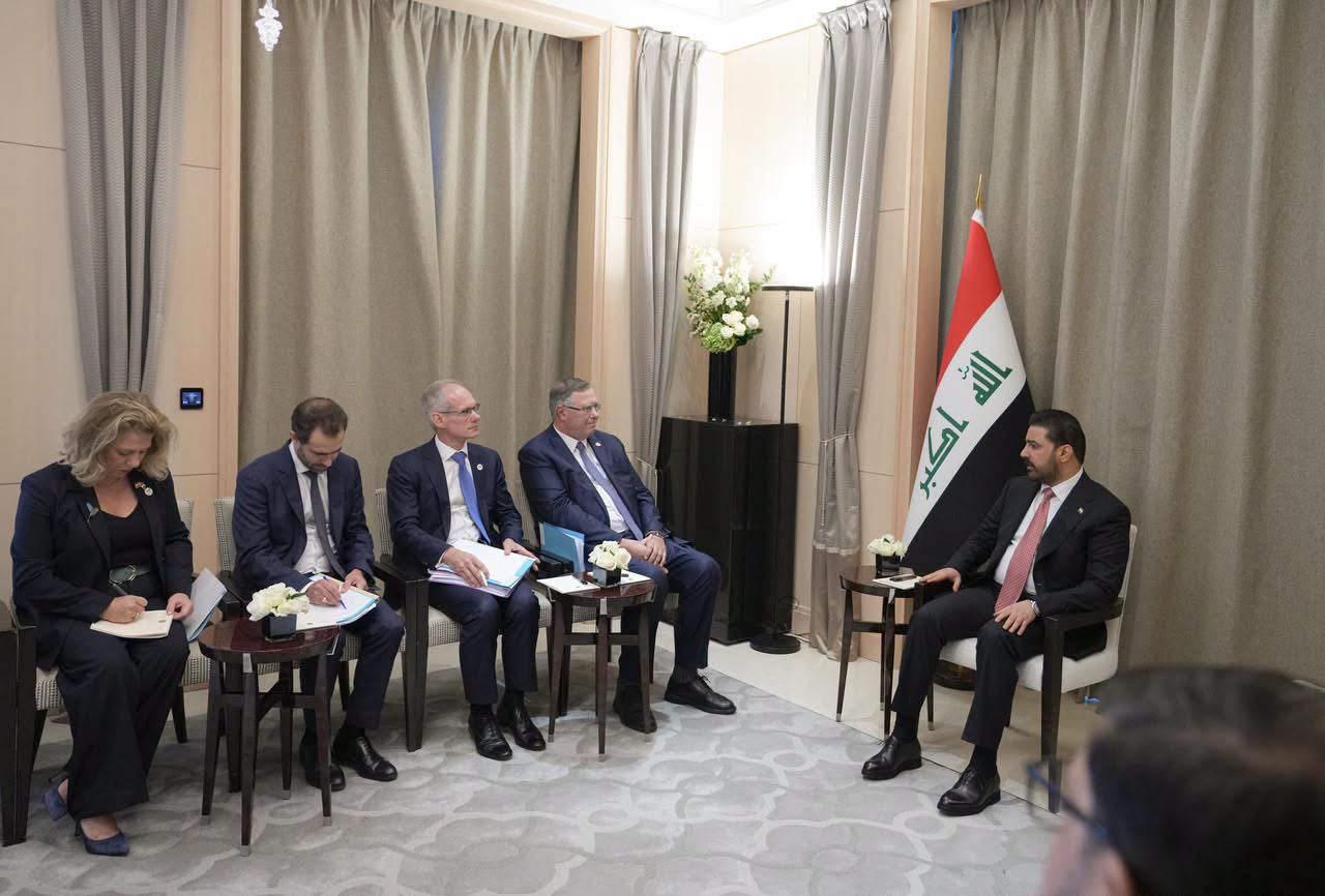 Iraqi Prime Minister Ali Faleh al-Zaidi met with TotalEnergies Chairman Patrick Pouyanné in Paris, France, on September 14, 2026. Photo: Al-Zaidi’s Media Office 



