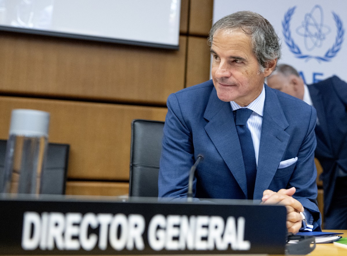 Director General of the International Atomic Energy Agency (IAEA) Rafael Grossi looks on at the start of the Board of Governor’s Meeting at the agency's headquarters in Vienna, Austria on September 07, 2026. Photo: Joe Klamar / AFP

