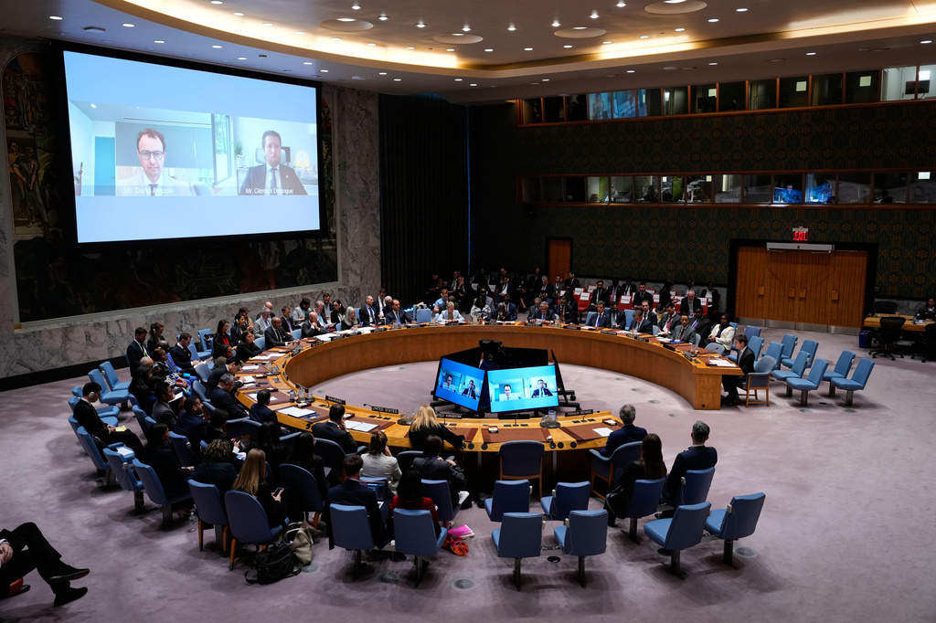 Sam Altman, CEO of OpenAI, speaks during a Security Council meeting on artificial intelligence at the 81st session of the United Nations General Assembly at United Nations headquarters, Wednesday, Sept. 23, 2026. (AP Photo/Yuki Iwamura)