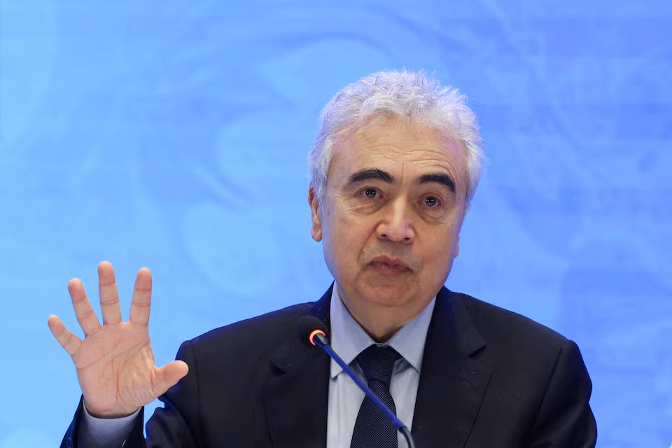 International Energy Agency (IEA) Executive Director Fatih Birol speaks during a press conference in Istanbul, Turkey, March 12, 2026. REUTERS/Dilara Senkaya/File Photo 