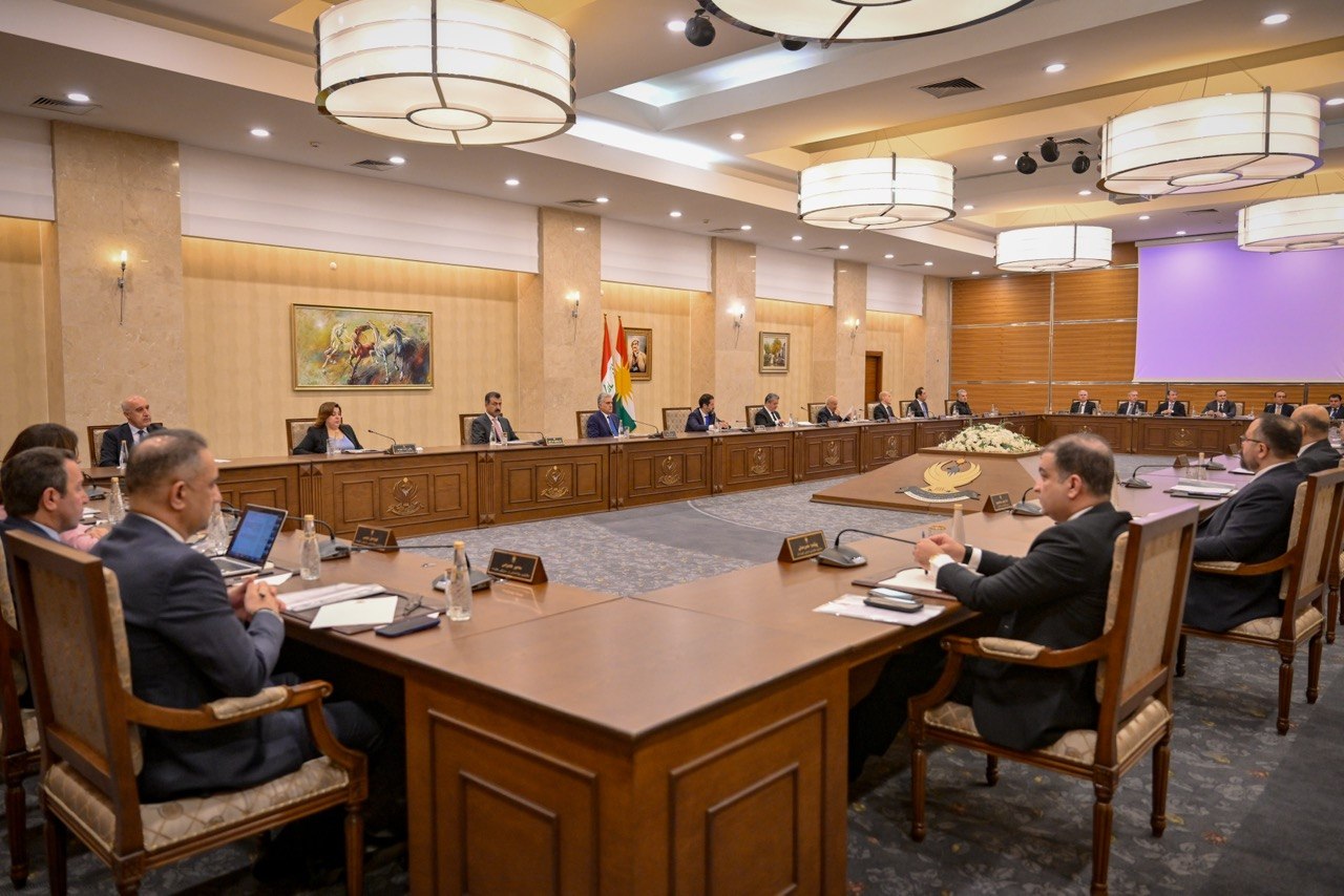 A session of the KRG Council of Ministers on September 16, 2026. Photo: KRG

