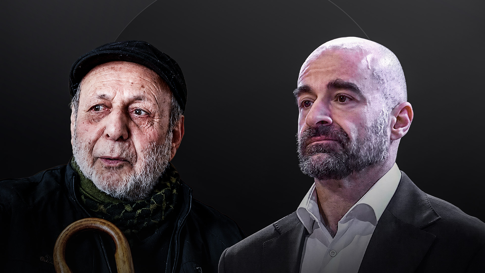 Patriotic Union of Kurdistan (PUK) President Bafel Jalal Talabani (R) extended an official message of condolence to prominent Kurdish poet Latif Halmat (L) following the passing of his wife, Surayya Ali, honoring Halmat's enduring legacy in modern Kurdish literature.