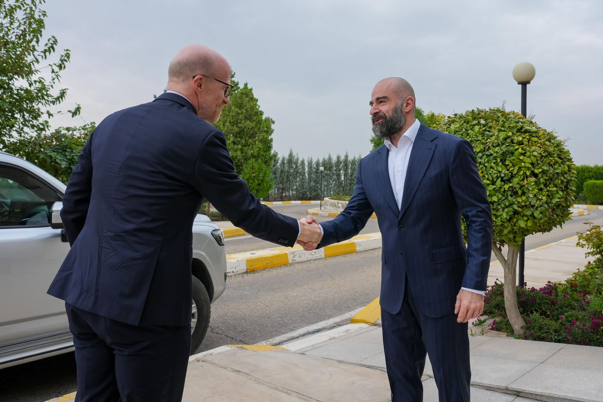 Bafel Jalal Talabani, President of the Patriotic Union of Kurdistan (PUK), meets with Germany’s new Consul General, Christian Oelfke, in Dabashan, Slemani, on October 11, 2026


