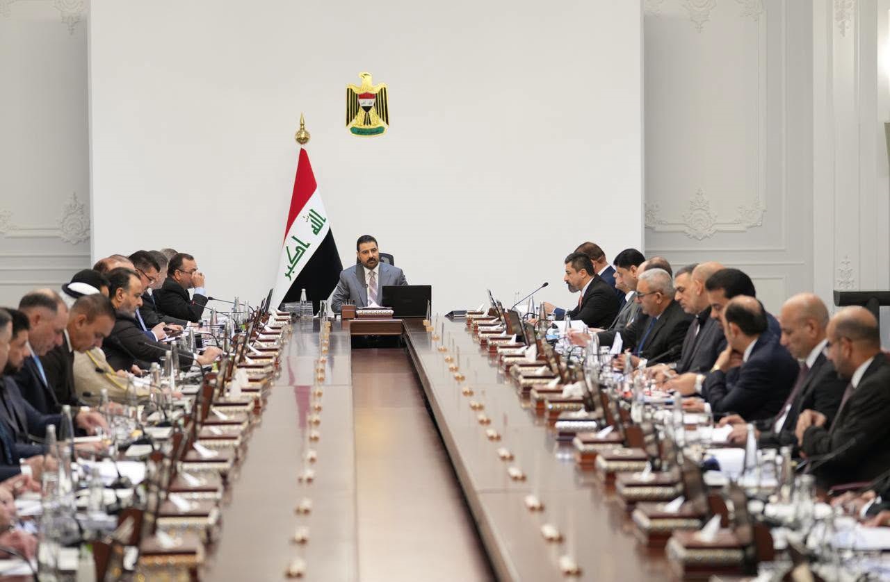 A session of the Iraqi Council of Ministers chaired by Ali Faleh al-Zaidi. Photo: Iraqi PM Media Office 
