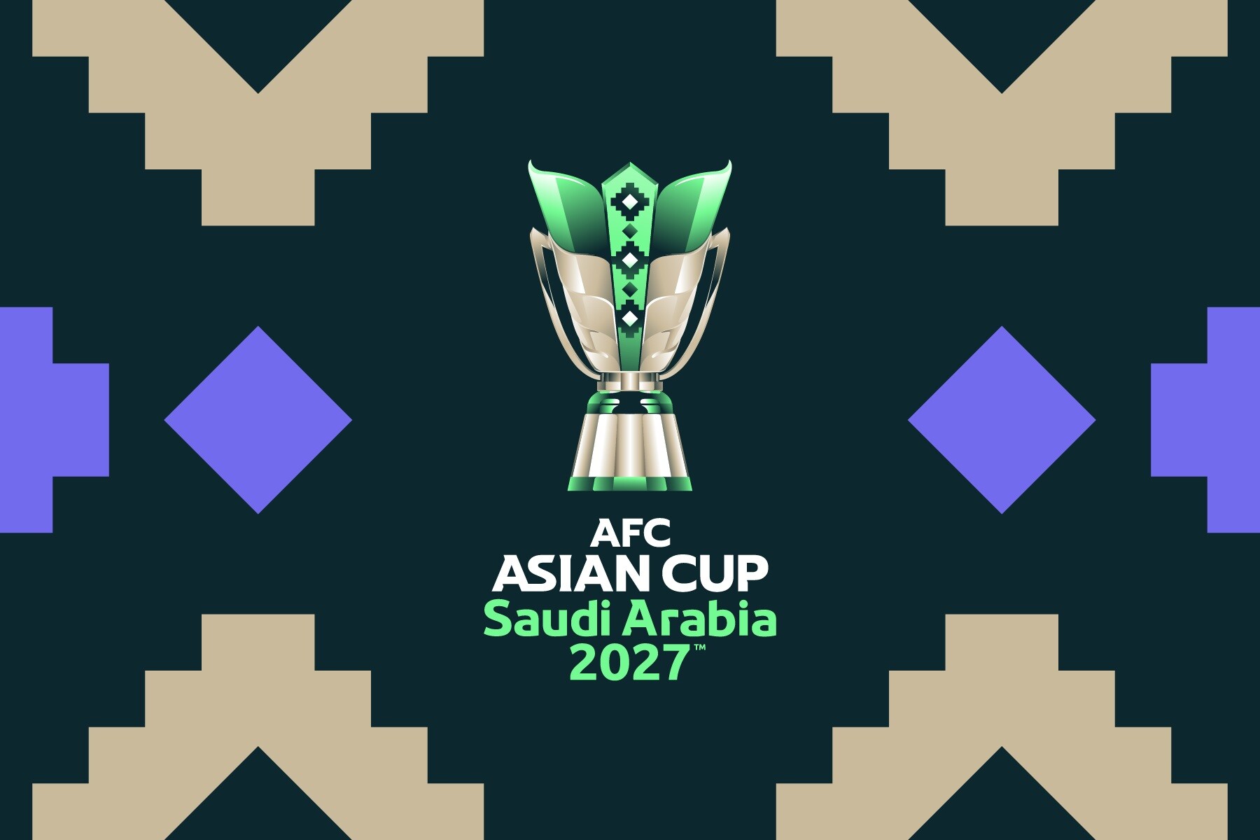 The Asian Football Confederation (AFC) and the Local Organising Committee (LOC) for the AFC Asian Cup Saudi Arabia 2027™ today revealed the new brand identity for the 19th edition of Asia’s crown jewel, with less than a year to kick-off.
