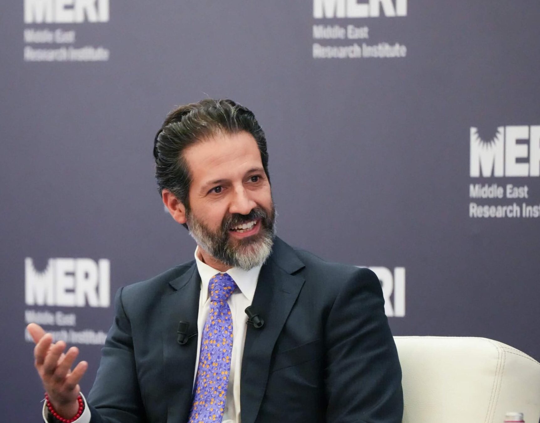 Caretaker Kurdistan Regional Government Deputy Prime Minister Qubad Talabani addressed a panel at the MERI Forum on the afternoon of October 13, 2026 
