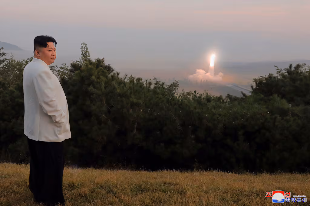Independent journalists were not given access to cover the event depicted in this image distributed by the North Korean government. (Korean Central News Agency/Korea News Service via AP)