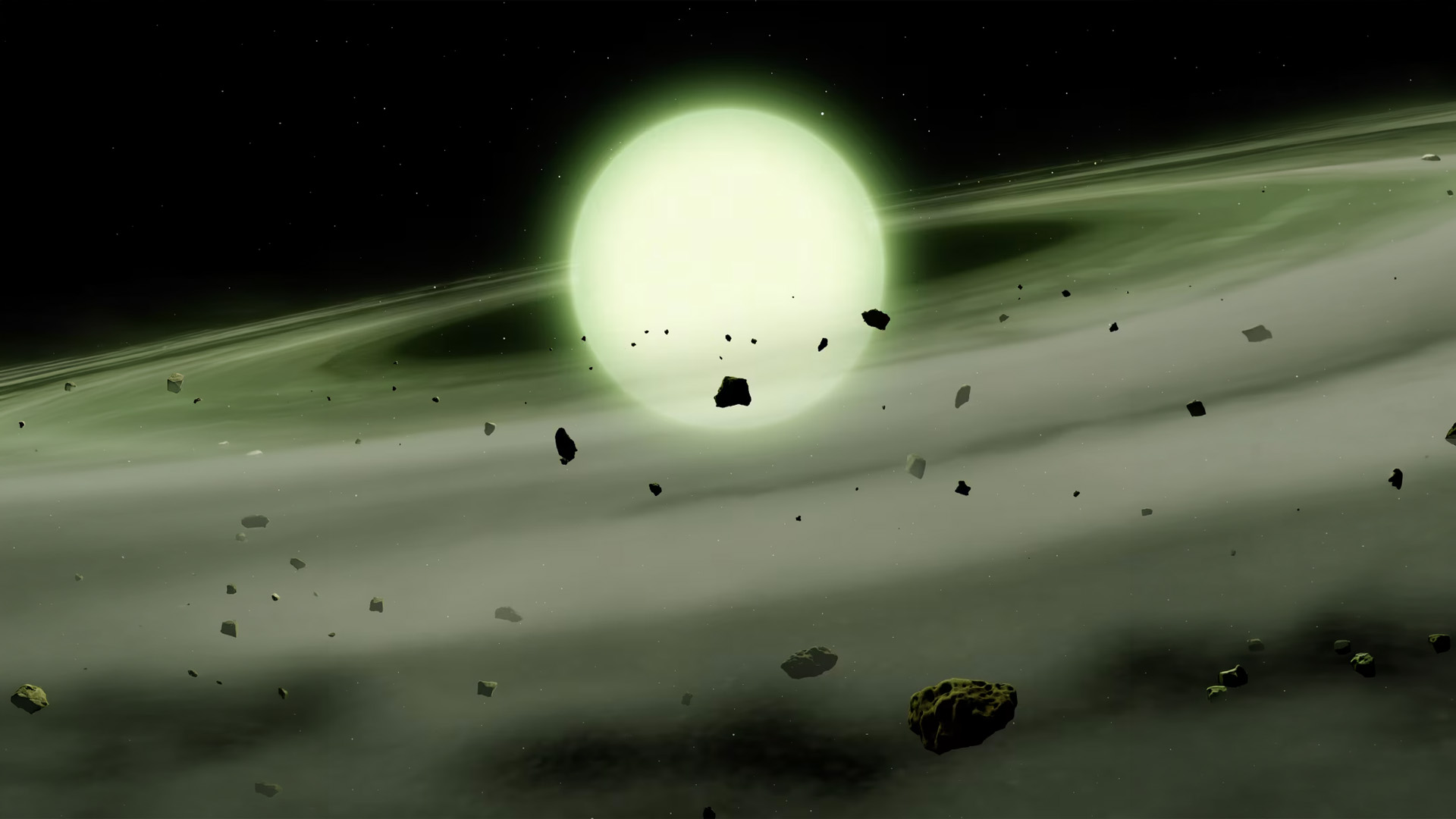 A representation of the green star. Courtesy Mark A. Garlick/University of Warwick
