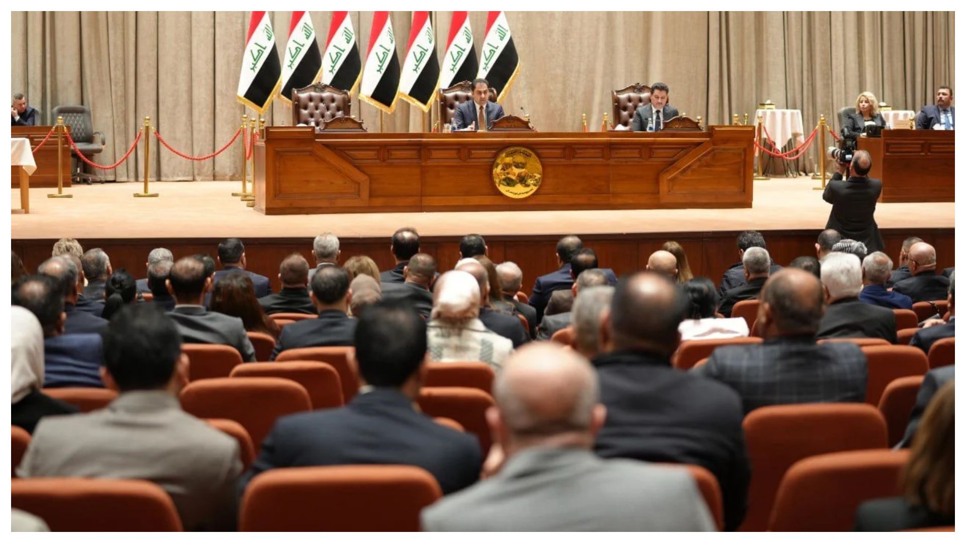دانیشتنێکى پەرلەمانى عێراق.
فۆتۆ: راگەیاندنى پەرلەمانى عێراق