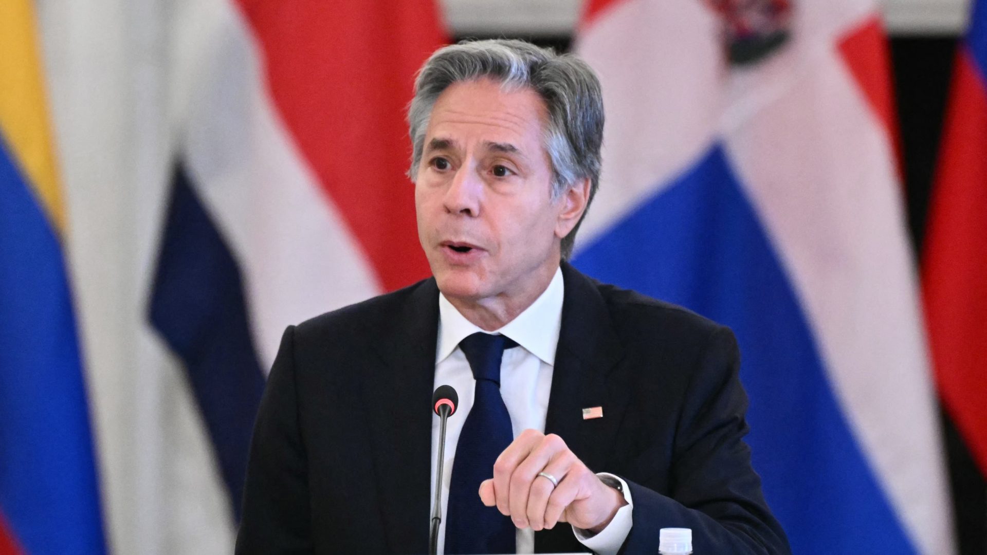 ئەنتۆنی بلینکن، وەزیری دەرەوەی ئەمریکا. فۆتۆ: AFP