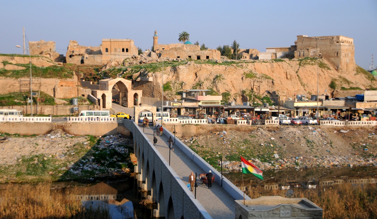 دیمنەنێک لە قەڵای کەرکوک و شاری کەرکوک