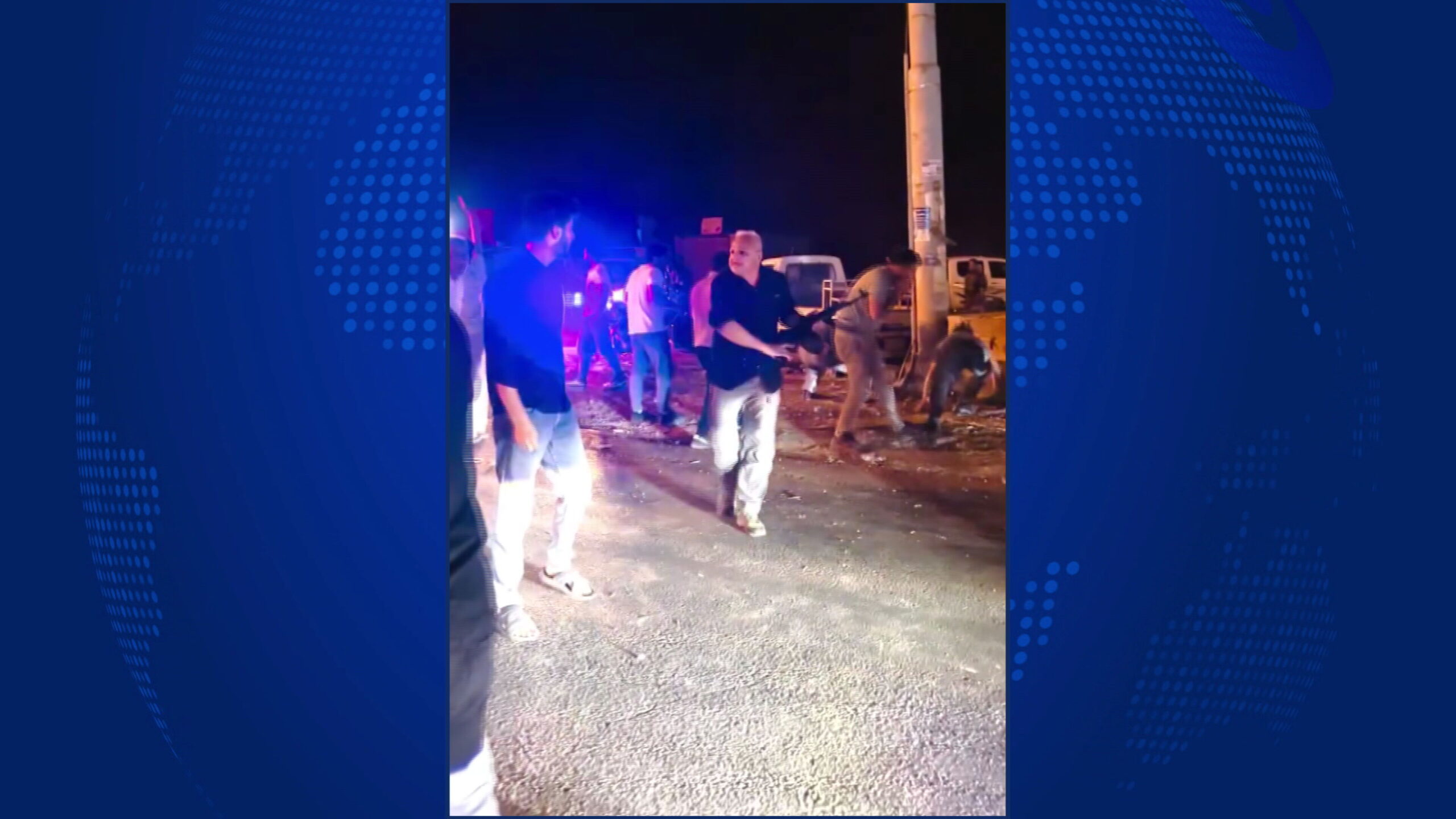 وێنەی ساتی دەستپێکردنی گرژی لە خۆپیشاندانەکەی شارەدێی وەرتێ