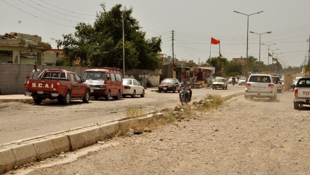یەکیک لە شەقامەکانی شارۆچکەی قەرەتەپە