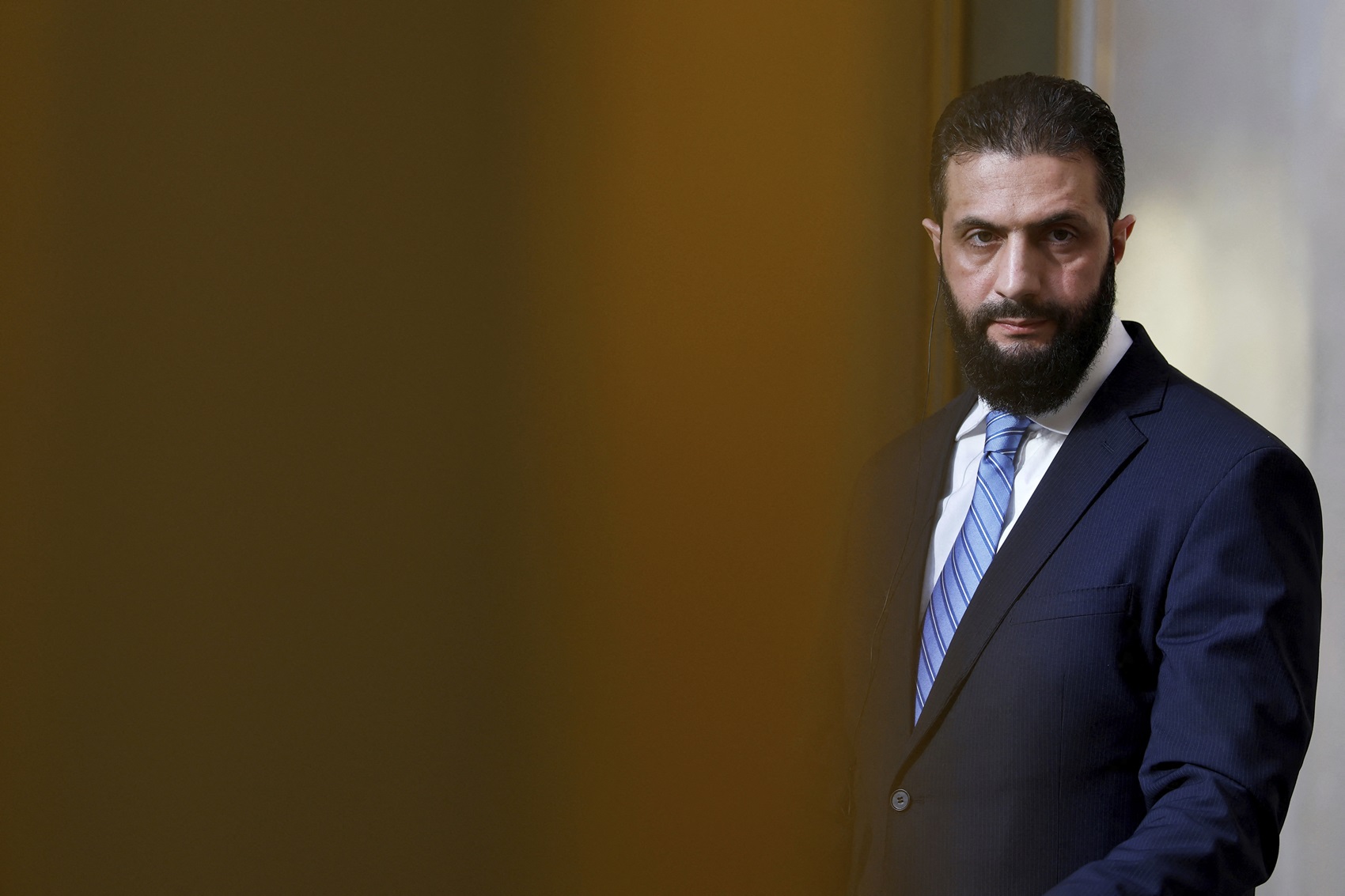 ئەحمەد شەرع، سەرۆککۆماری سووریا بۆ قۆناغی راگوزەر فۆتۆ:AP