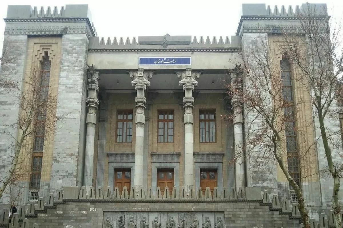 باڵەخانەی وەزارەتی دەرەوەی ئێران. فۆتۆ: میدیای ئێران